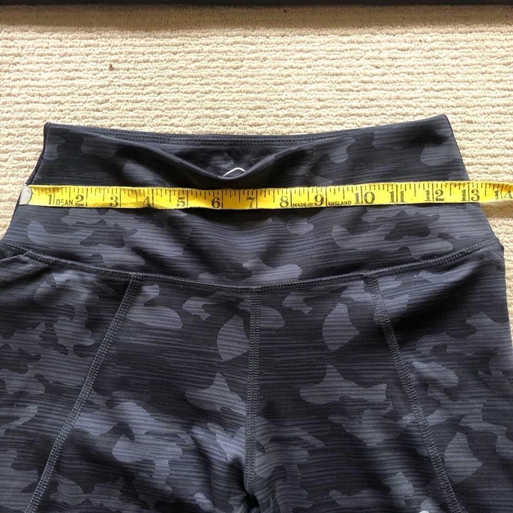 Asics Women's Black Gray Camo High-Waist Leggings - Picture 3 of 7